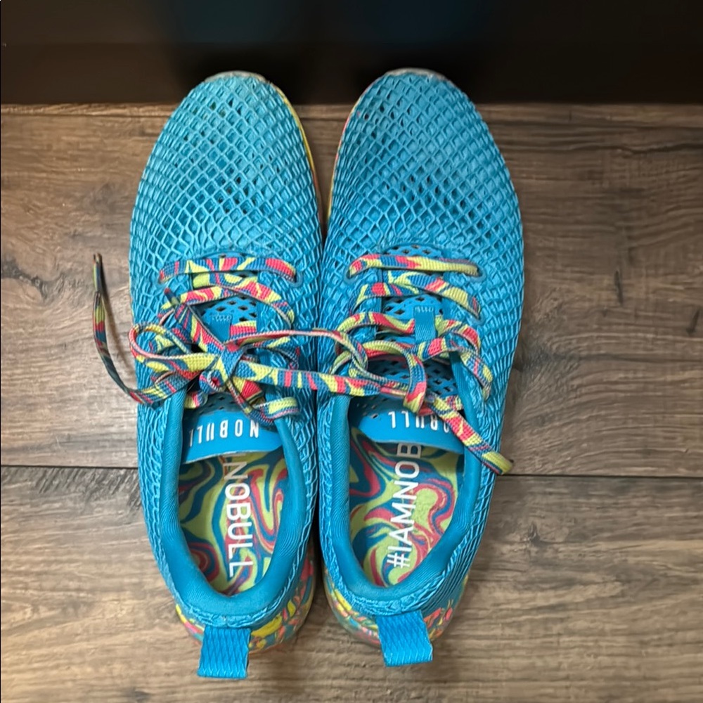 NOBULL Blue Swirl Shoes